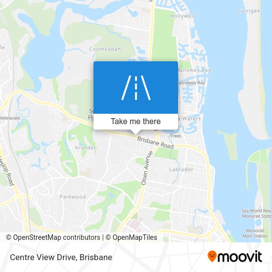 Centre View Drive map