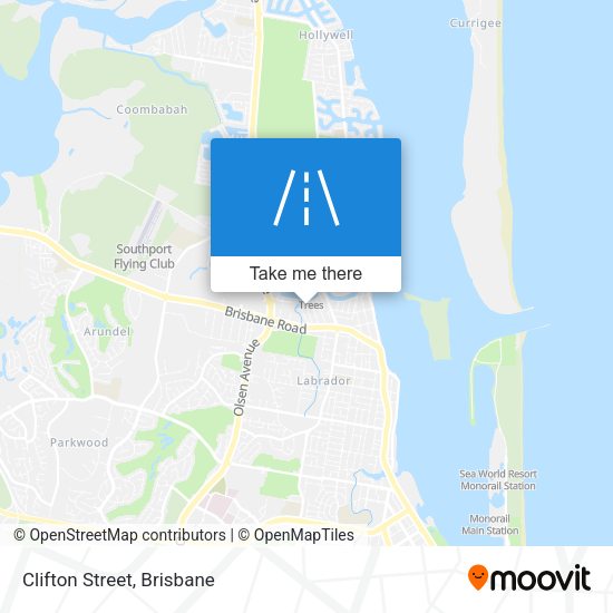 Clifton Street map