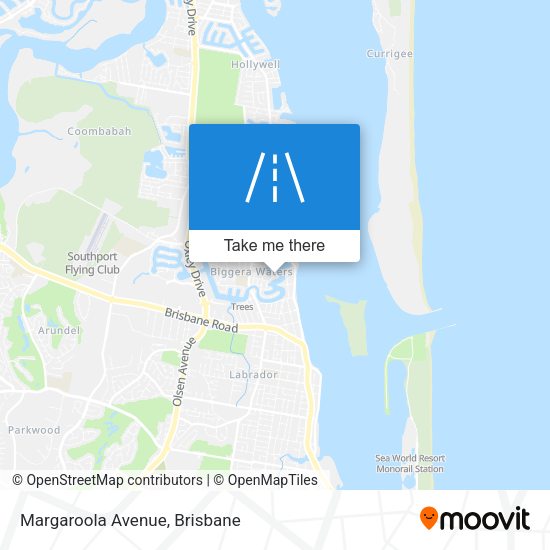 Margaroola Avenue map
