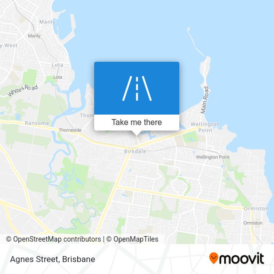 Agnes Street map