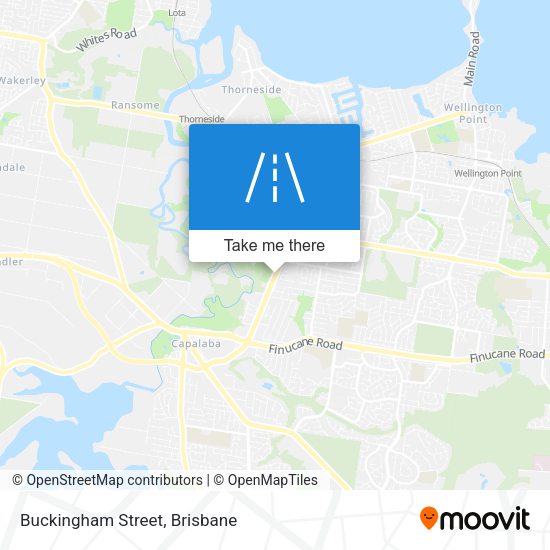 Buckingham Street map