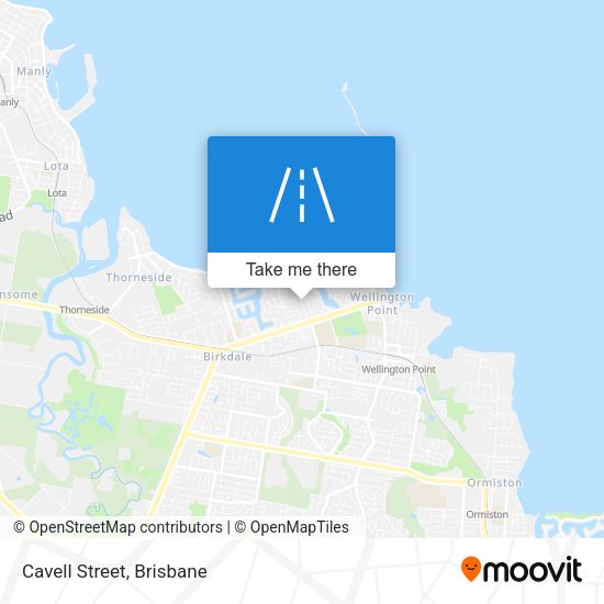 Cavell Street map