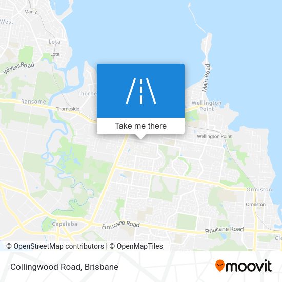 Collingwood Road map
