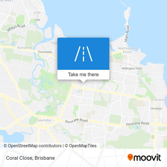 Coral Close map