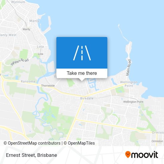 Ernest Street map