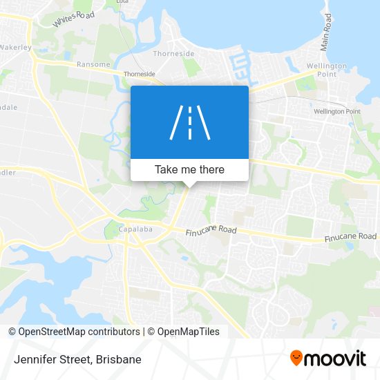 Jennifer Street map