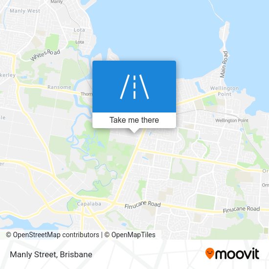 Manly Street map