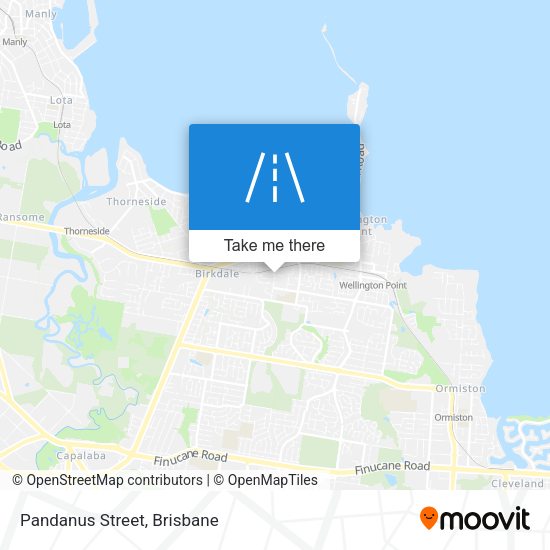 Pandanus Street map