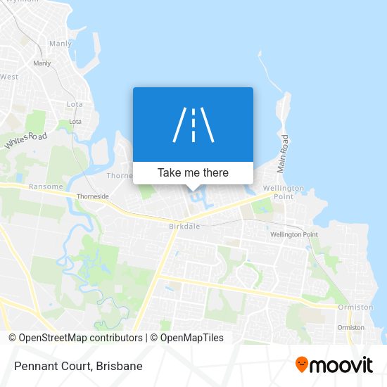 Pennant Court map