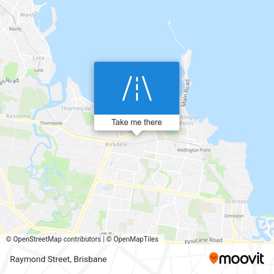 Raymond Street map