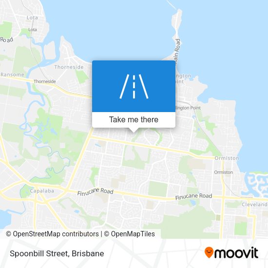 Spoonbill Street map