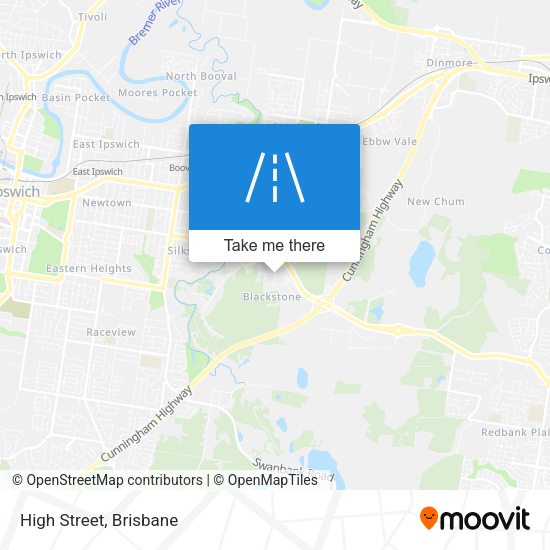 High Street map