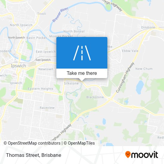 Thomas Street map