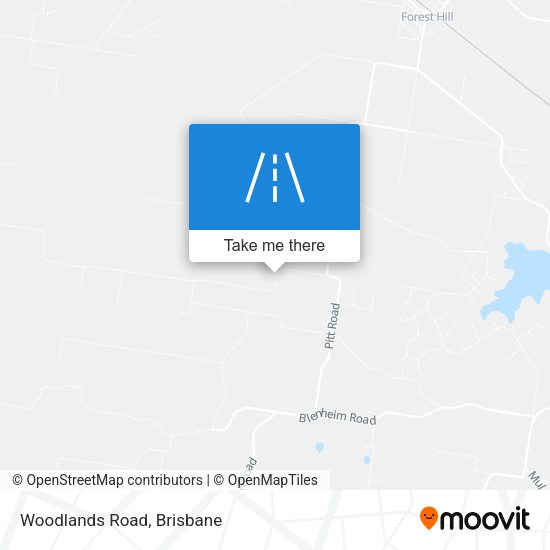 Woodlands Road map