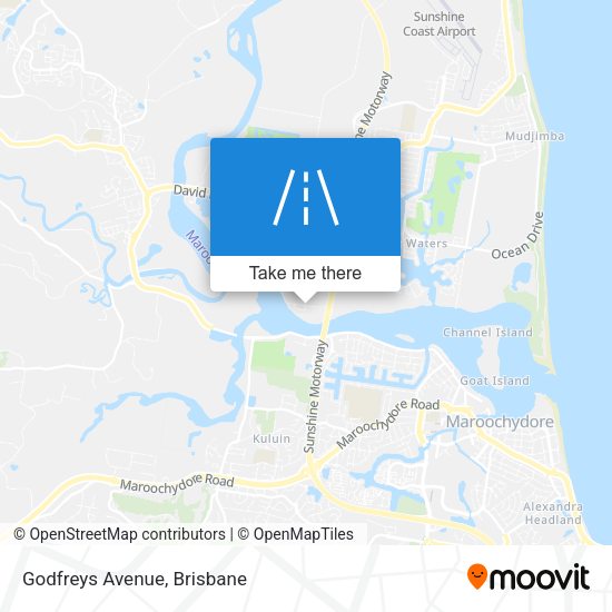 Godfreys Avenue map