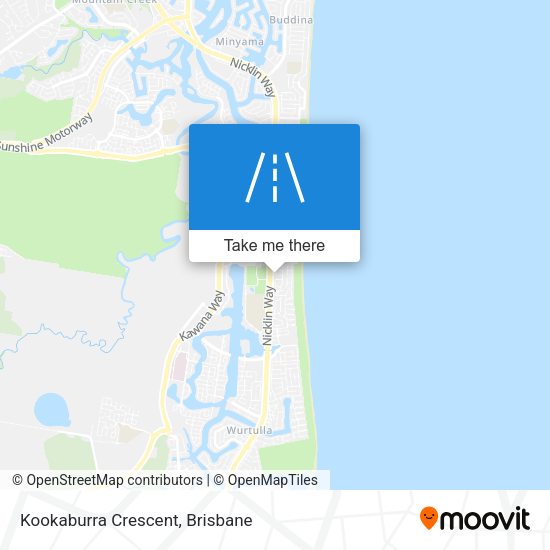 Kookaburra Crescent map