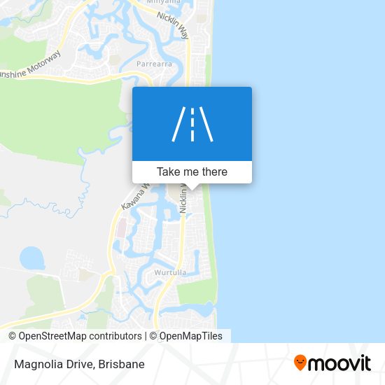 Magnolia Drive map
