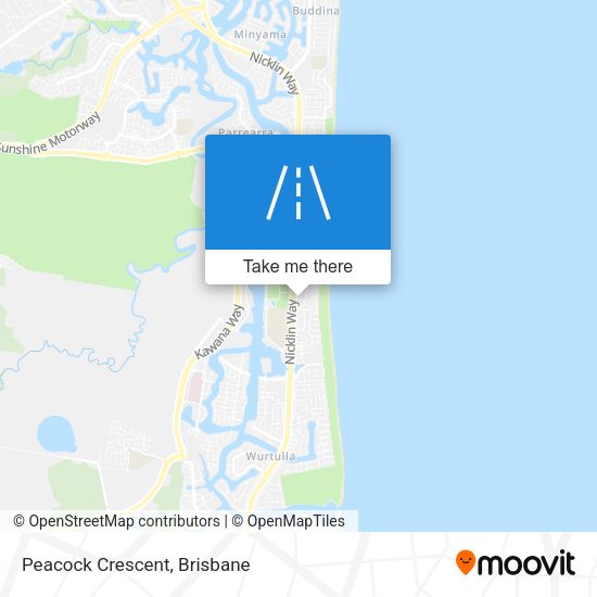 Peacock Crescent map