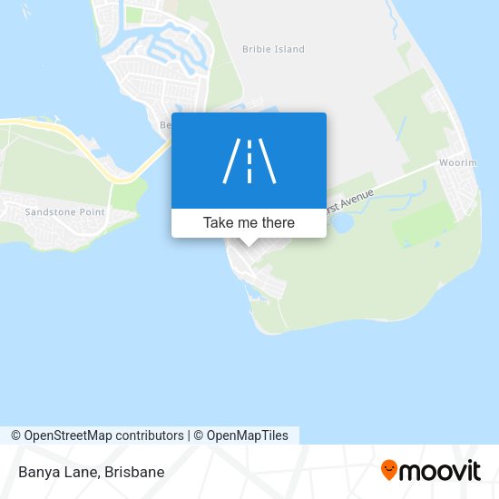 Banya Lane map