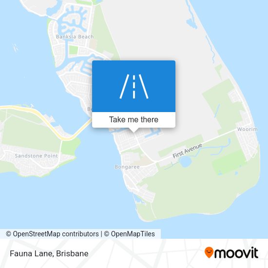 Fauna Lane map