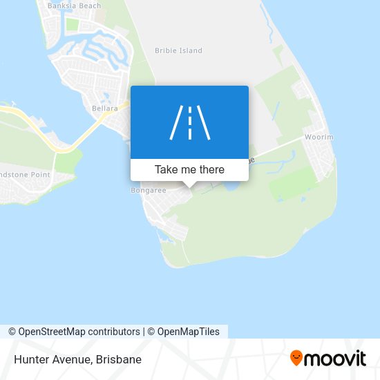 Hunter Avenue map