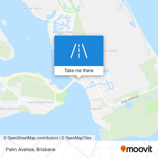 Palm Avenue map