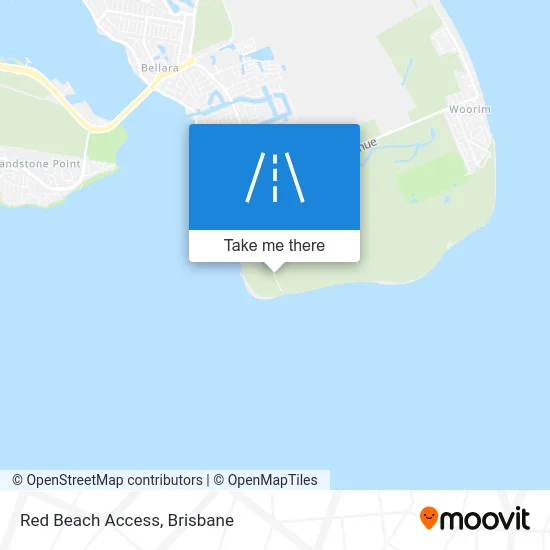 Mapa Red Beach Access