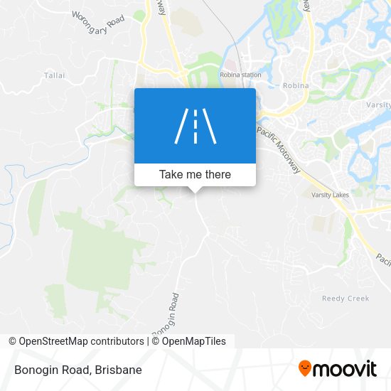 Bonogin Road map