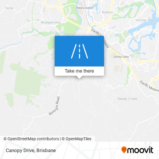 Canopy Drive map