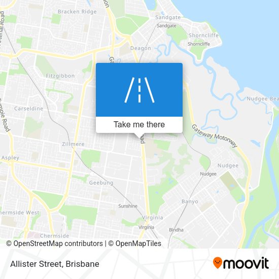 Allister Street map