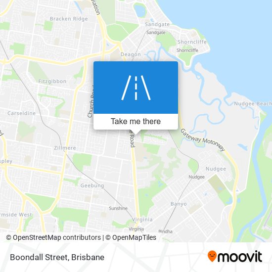 Mapa Boondall Street