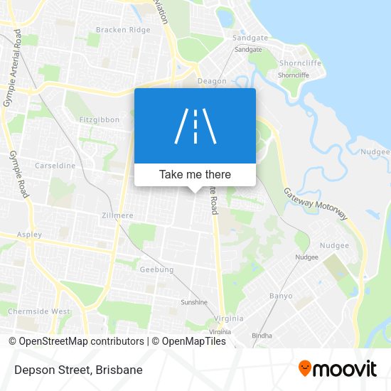 Depson Street map