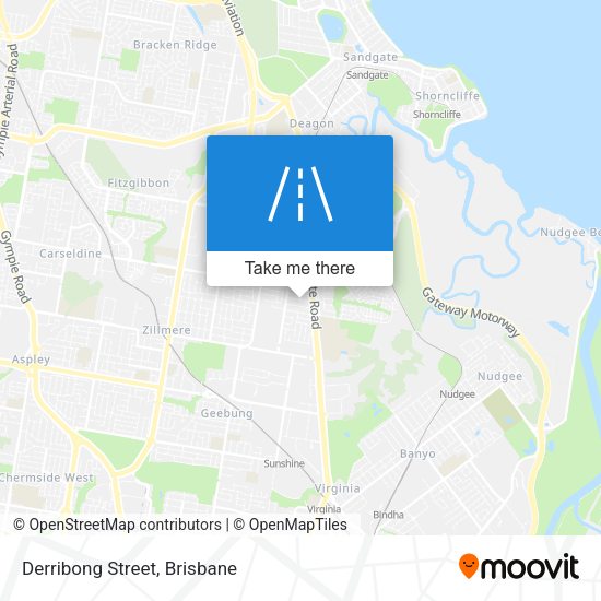 Derribong Street map