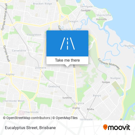 Eucalyptus Street map