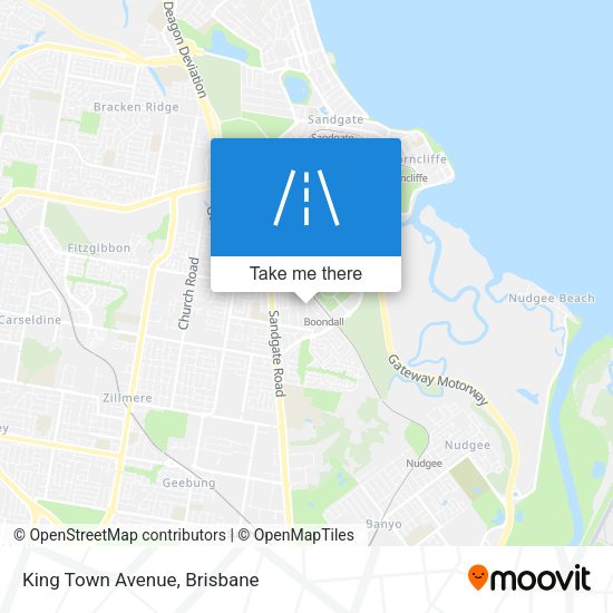 King Town Avenue map