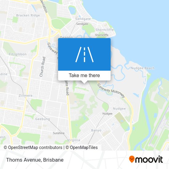 Thoms Avenue map