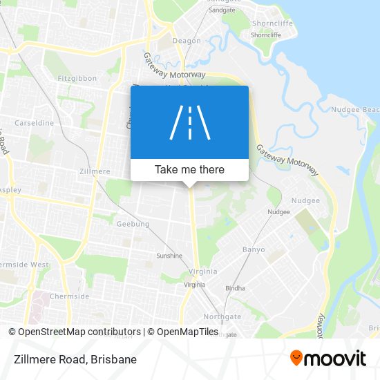 Zillmere Road map