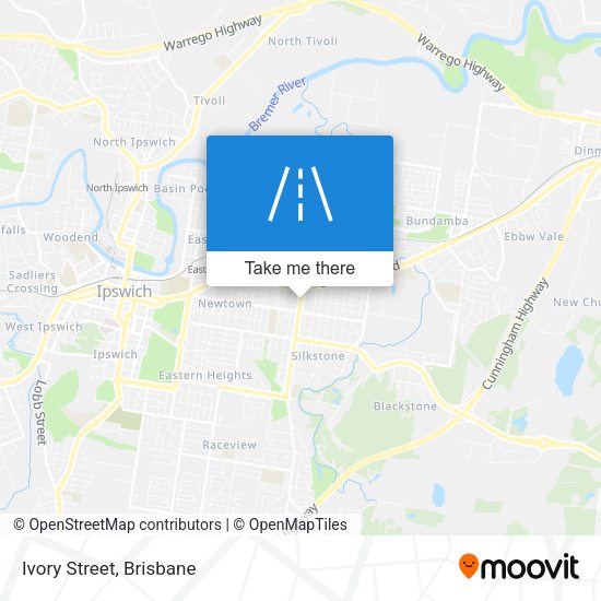 Ivory Street map