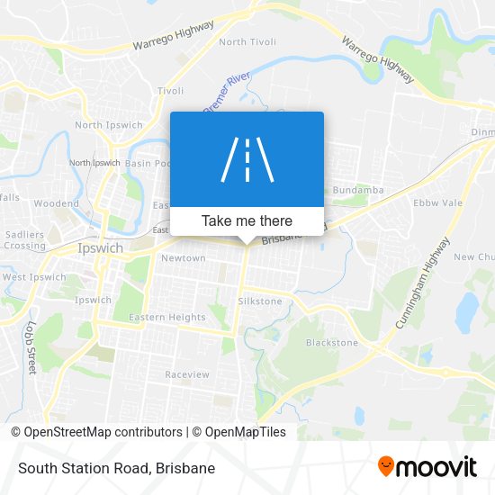 South Station Road map