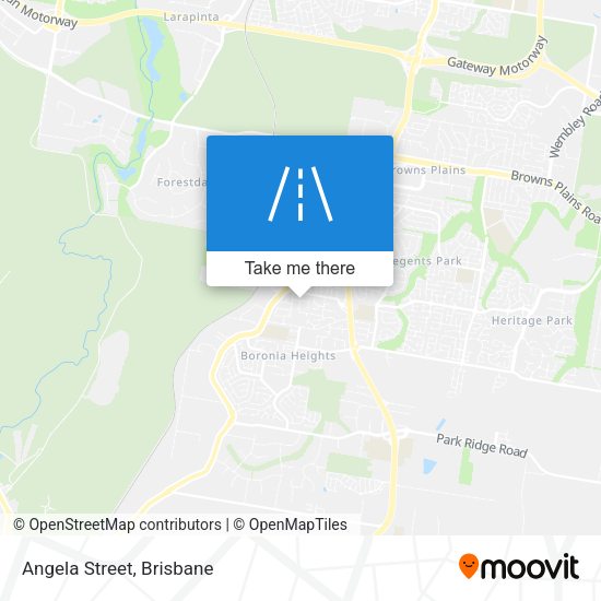 Angela Street map