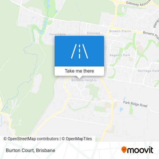 Burton Court map