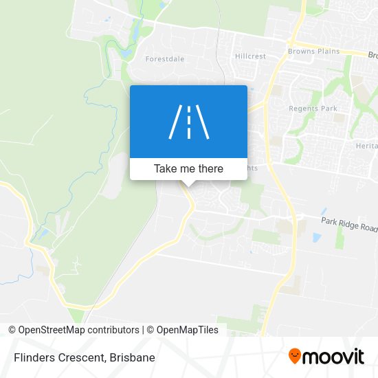 Flinders Crescent map