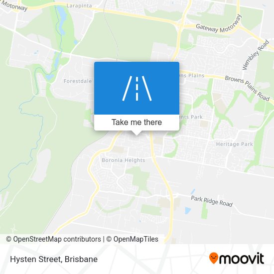 Hysten Street map