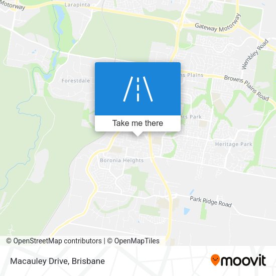 Macauley Drive map