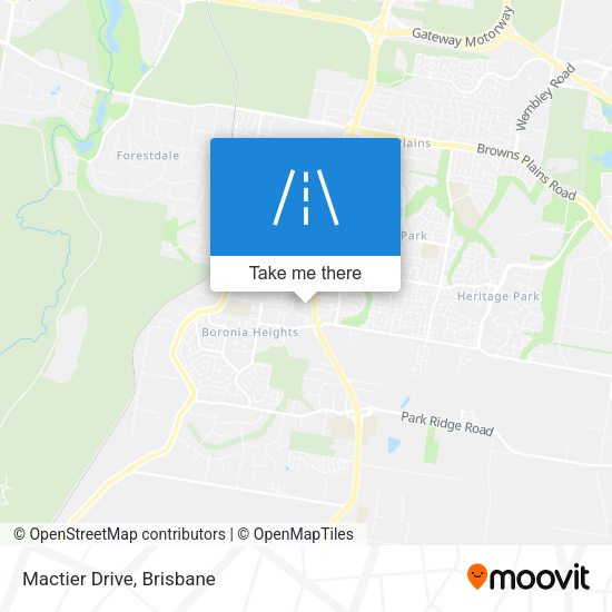 Mactier Drive map
