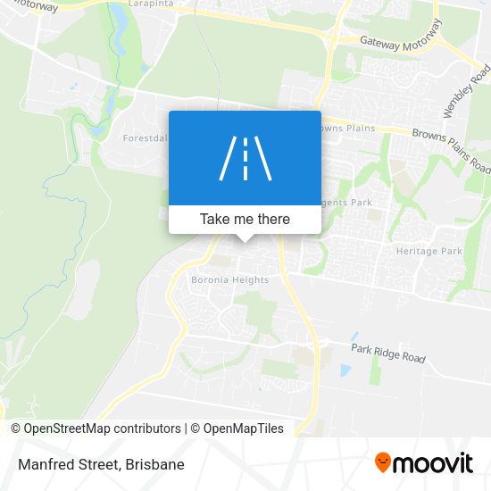 Manfred Street map