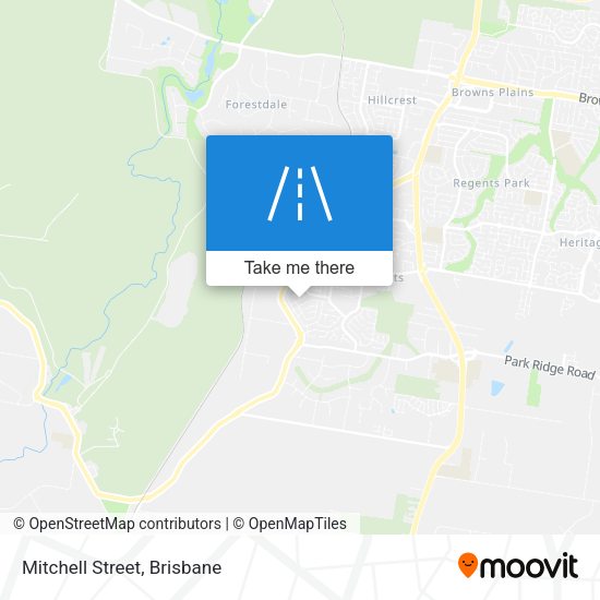 Mitchell Street map