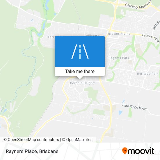 Rayners Place map