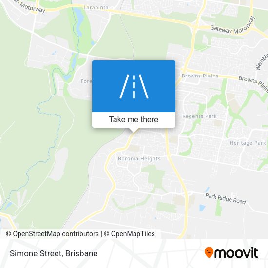 Simone Street map