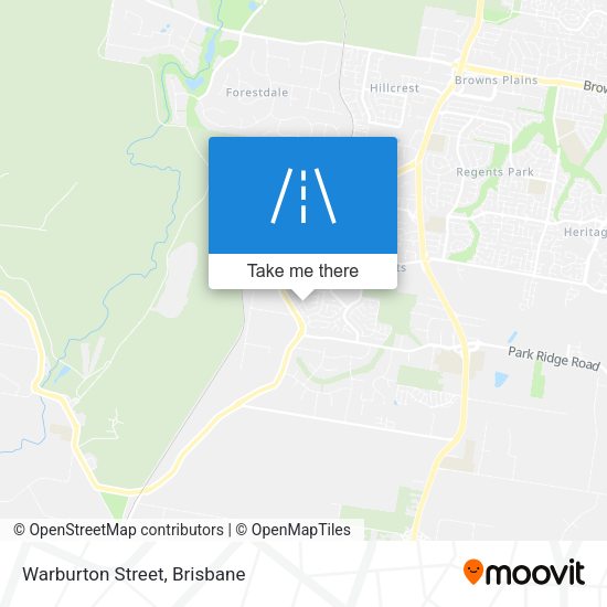 Warburton Street map
